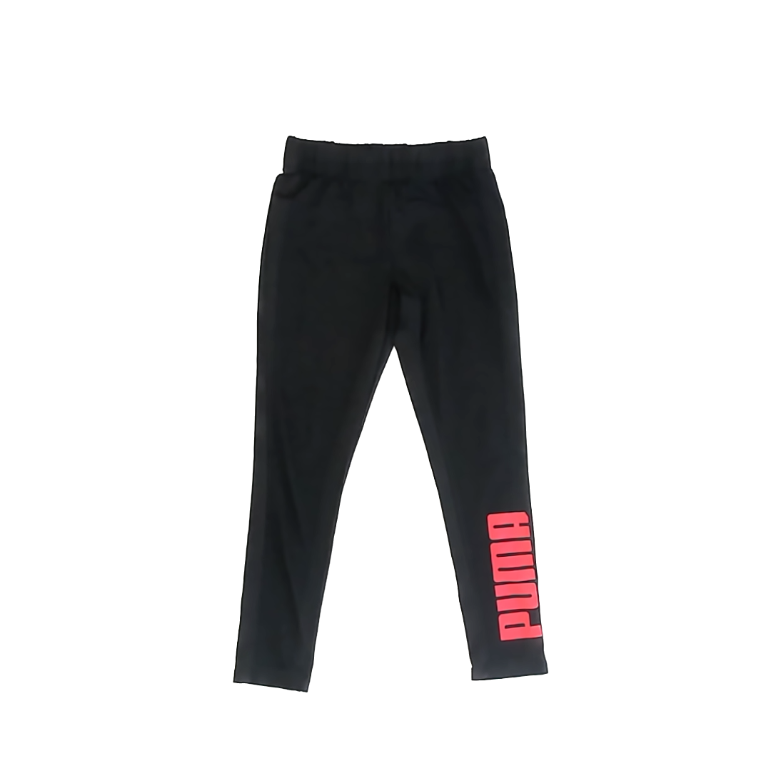 Puma Girls black Leggings Size: 5-6 Years black