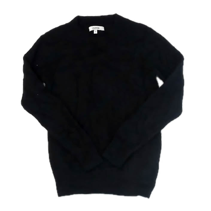 Quince Girls Black Sweater Size: 7 Years Black