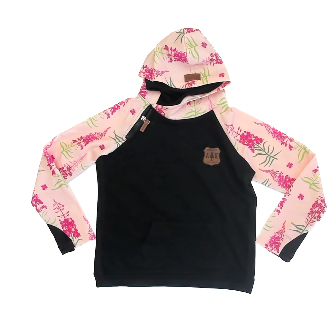 Alaska Chicks Company Girls Black Hoodie Size: 6 Years Black