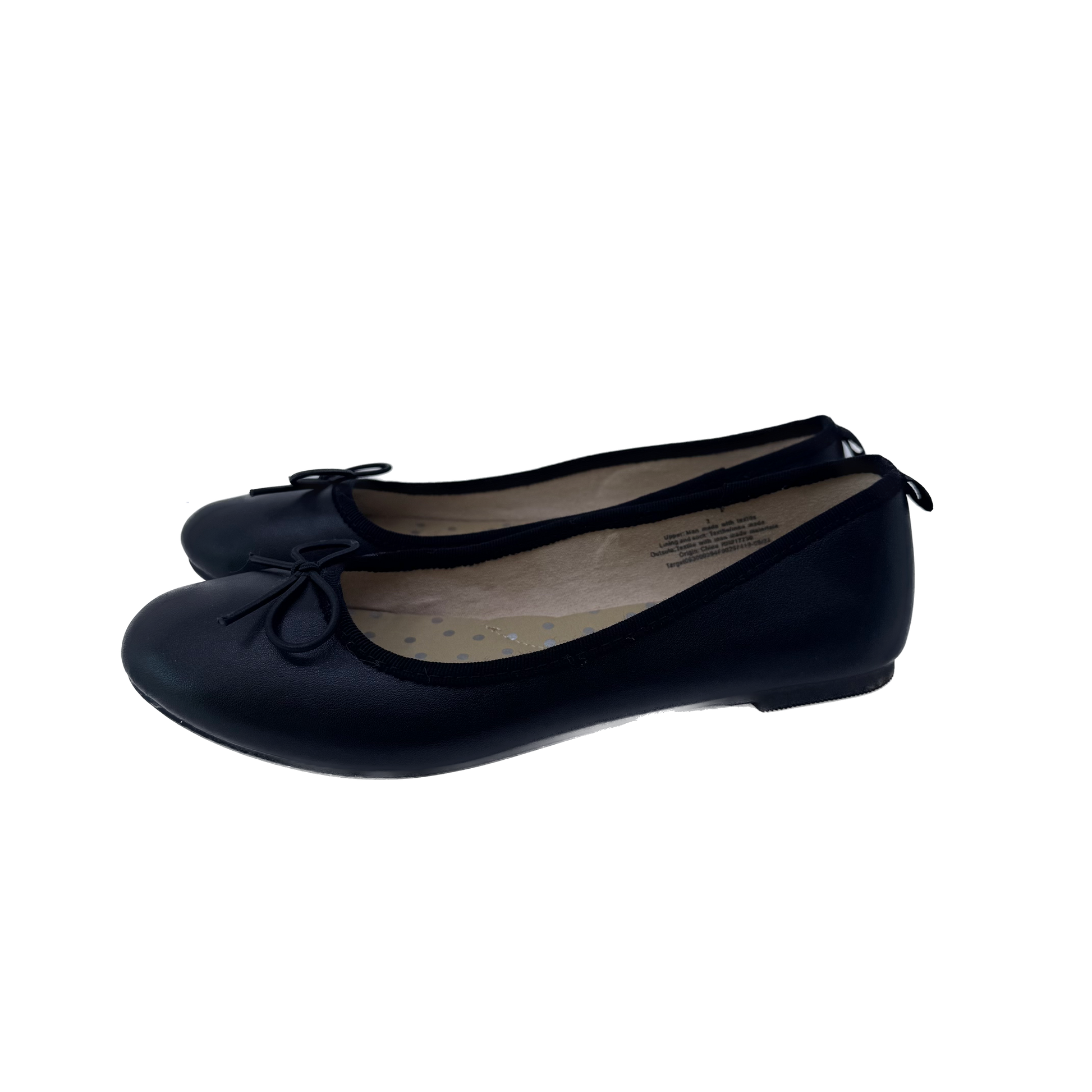 Cat & Jack Girls Black Shoes Size: 3Y Black