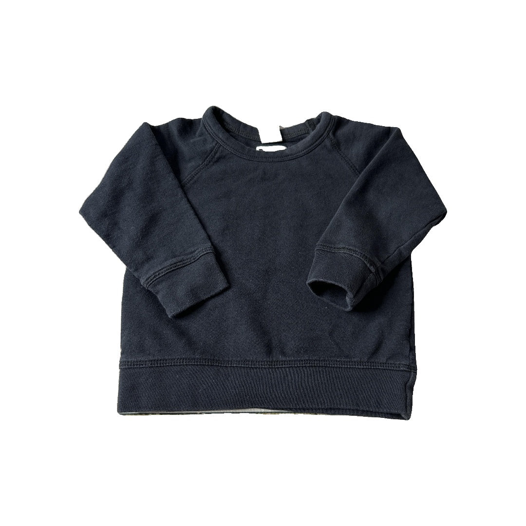 Colored Organics Unisex Black Sweater Size: 6-12 months Black