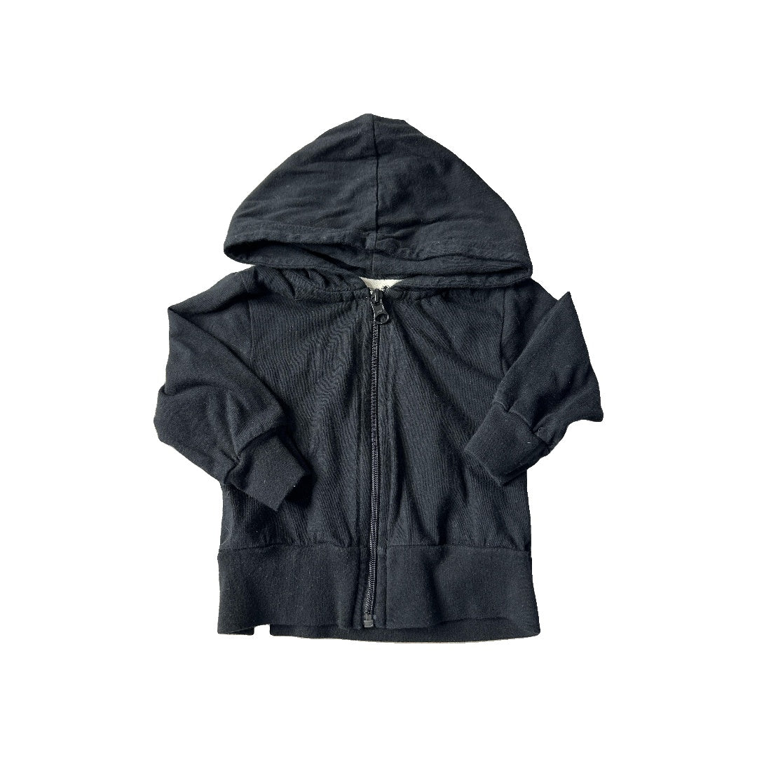mini mioche Unisex Black Jacket Size: 6-12 months Black