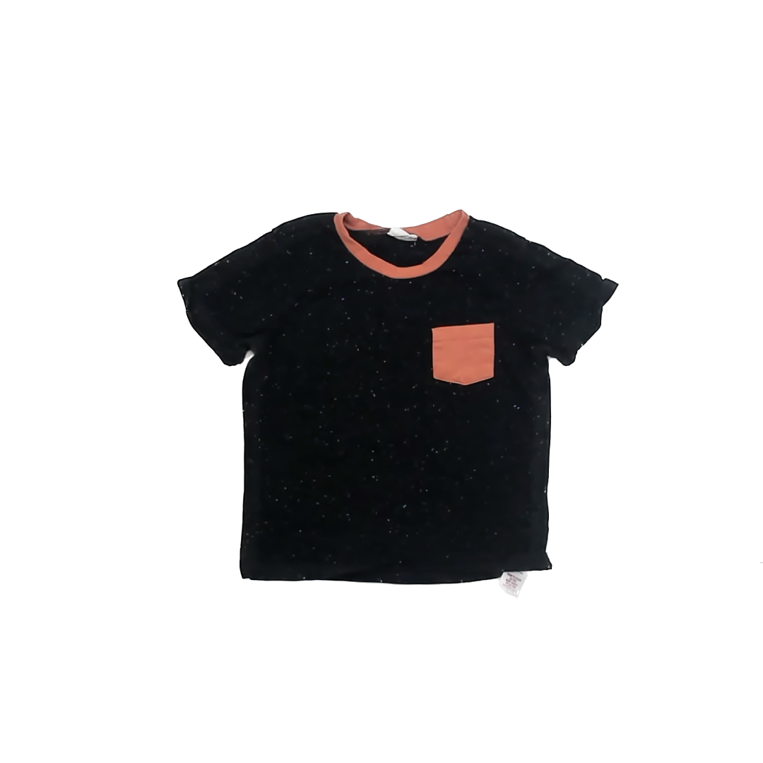 Three Likes Boys Black T-Shirt Size: 4T Black