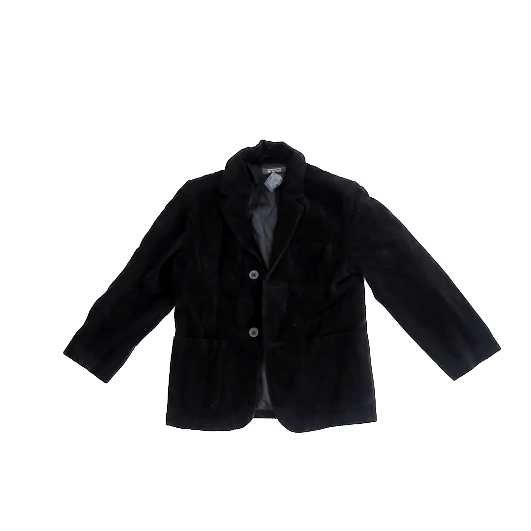 Kenneth Cole Reaction Boys Black Sports Coat Size: 6 Years Black