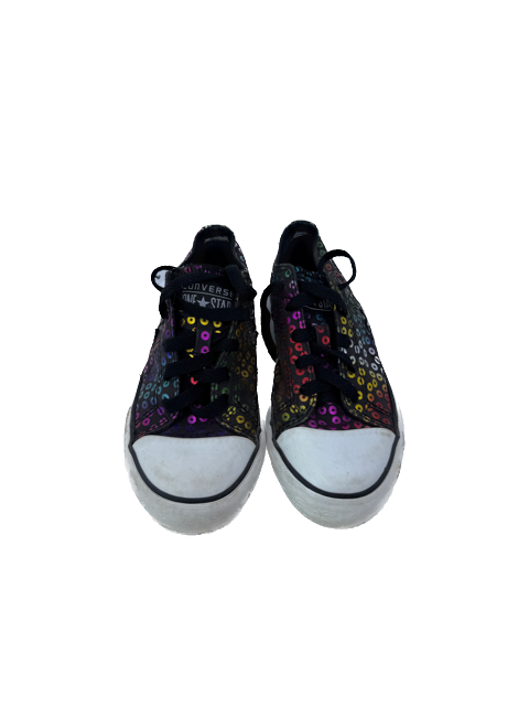 Converse Girls Black Sneakers Size: Youth 1 Black