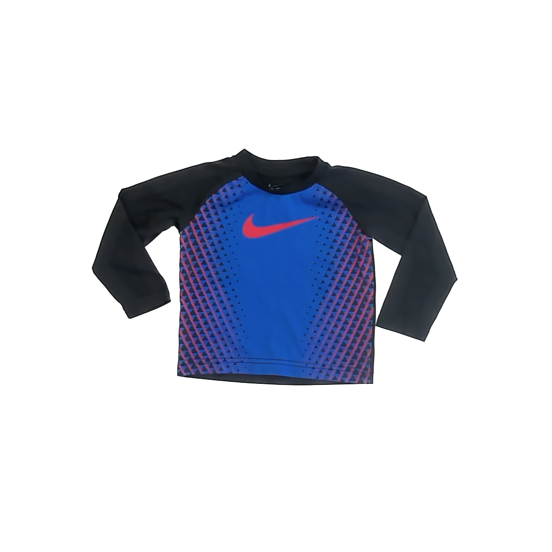 Nike Boys Black Athletic Top Size: 2T Black