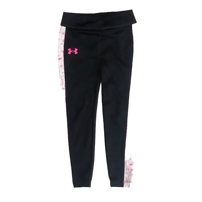 Under Armour Girls Black Athletic Pants Size: 4T Black