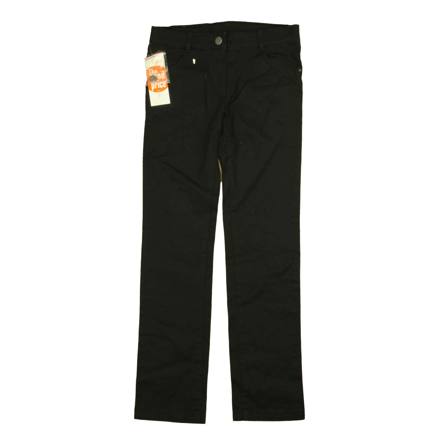 Okaidi Girls Black Jeggings Size: 9 Years