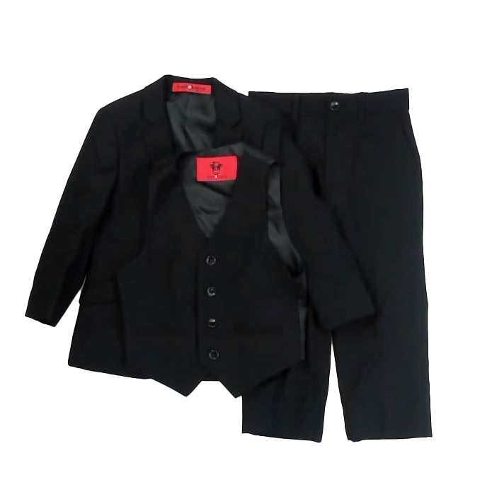 Black and Bianco Boys Black Special Occasion Outfit Size: 4T Black