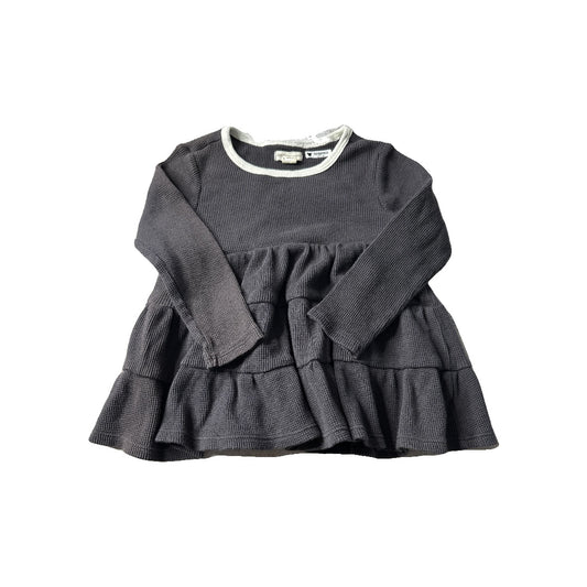 Burt's Bees Girls Black Dress Size: 18 months Black