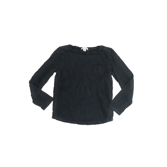 Crewcuts Girls Black Long Sleeve T-Shirt Size: 4-5T Black
