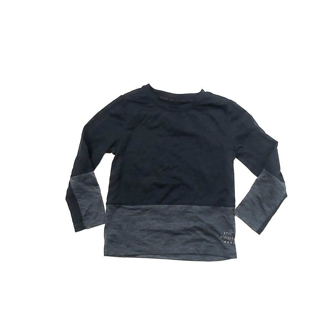 Athletic Works Boys Black Athletic Top Size: 5T Black