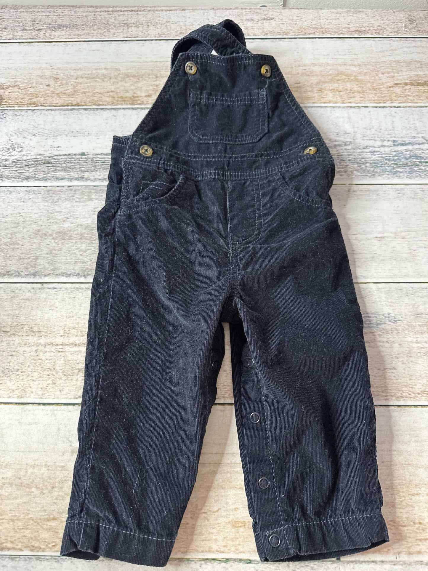 Carters Girls Black Overalls Size: 12 months Black