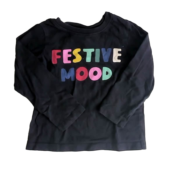Hanna Andersson Girls Black Long Sleeve T-Shirt Size: 3T Black