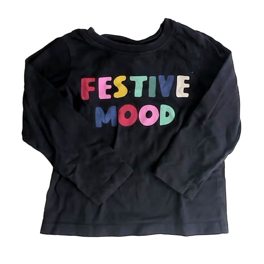 Hanna Andersson Girls Black Long Sleeve T-Shirt Size: 3T Black