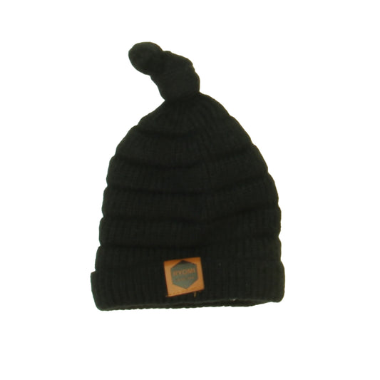 Ryomi Boys Black Winter Hat Size: 12-24 Months Black