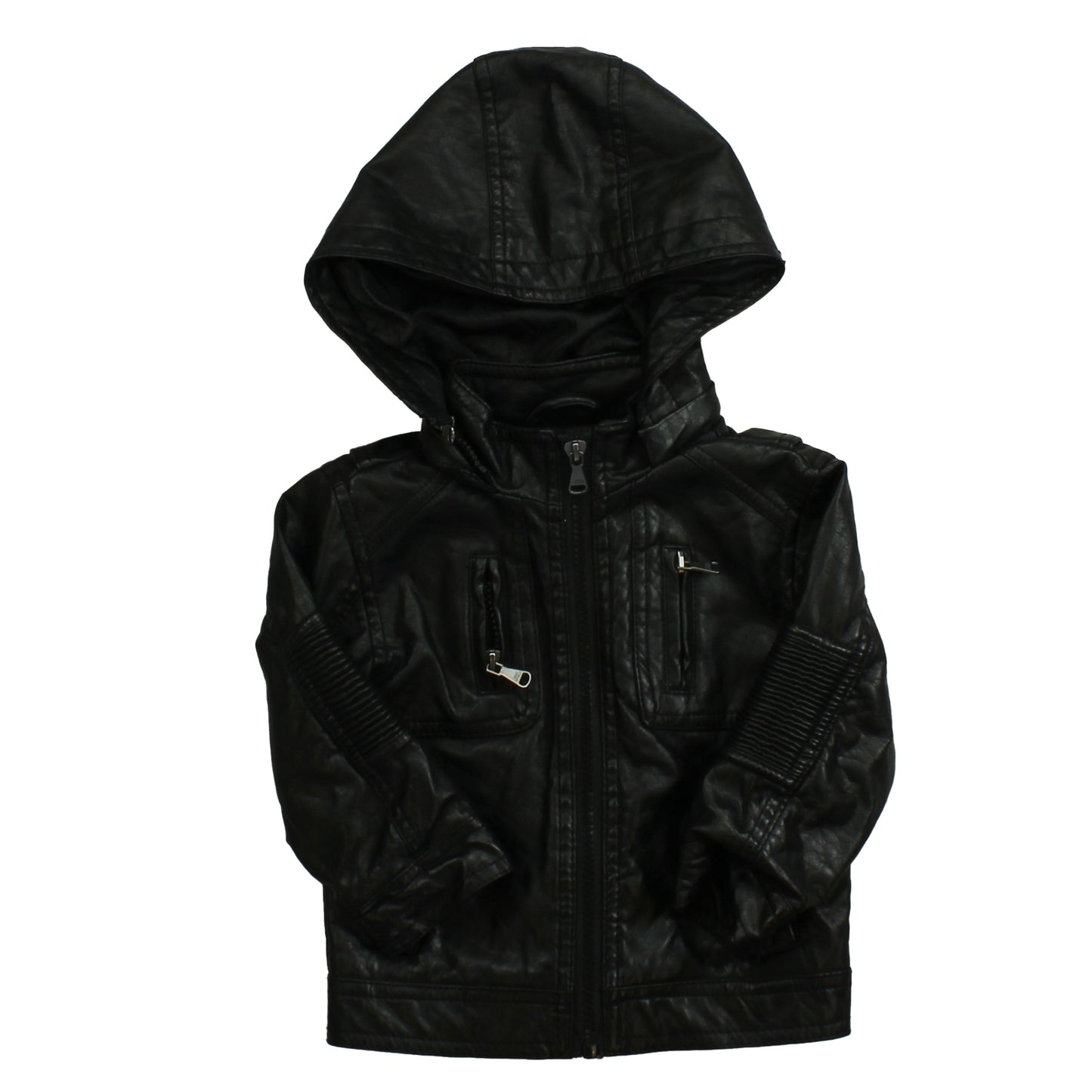 Urban Republic Boys Black Jacket Size: 18 Months Black