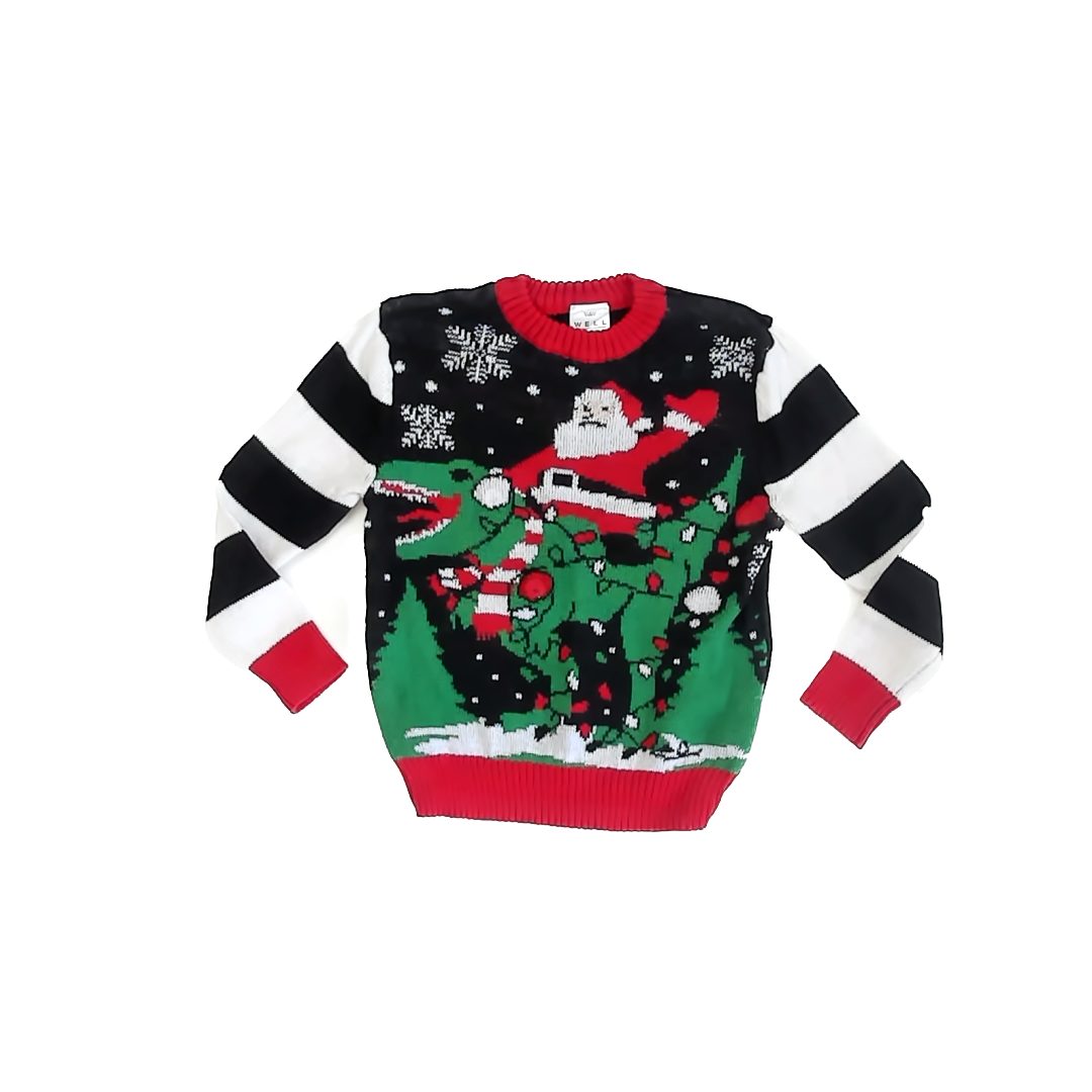 Well Worn Boys Black Sweater Size: XS (5-6 Years) Black