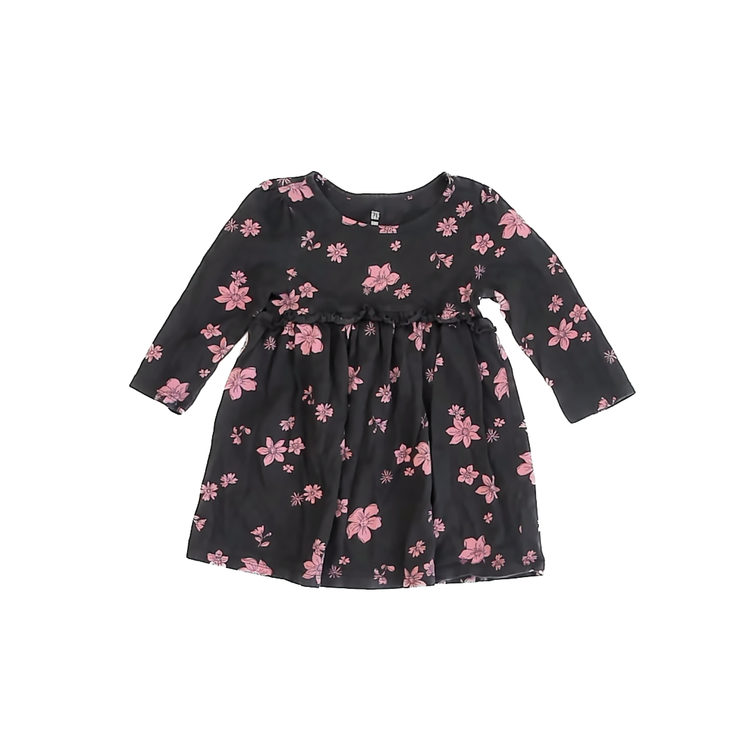 Gap Girls Black Dress Size: 3T Black