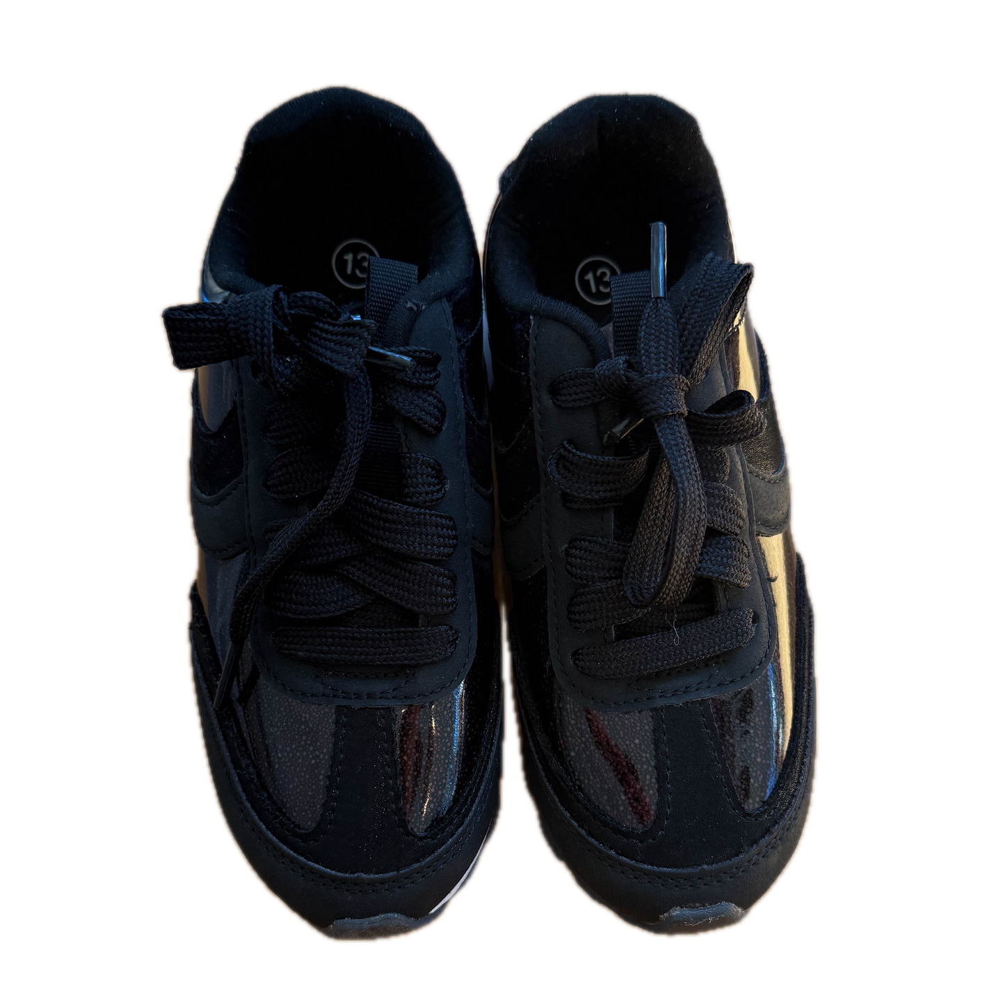 Cat & Jack Girls Black Sneakers Size: 13 Toddler Black
