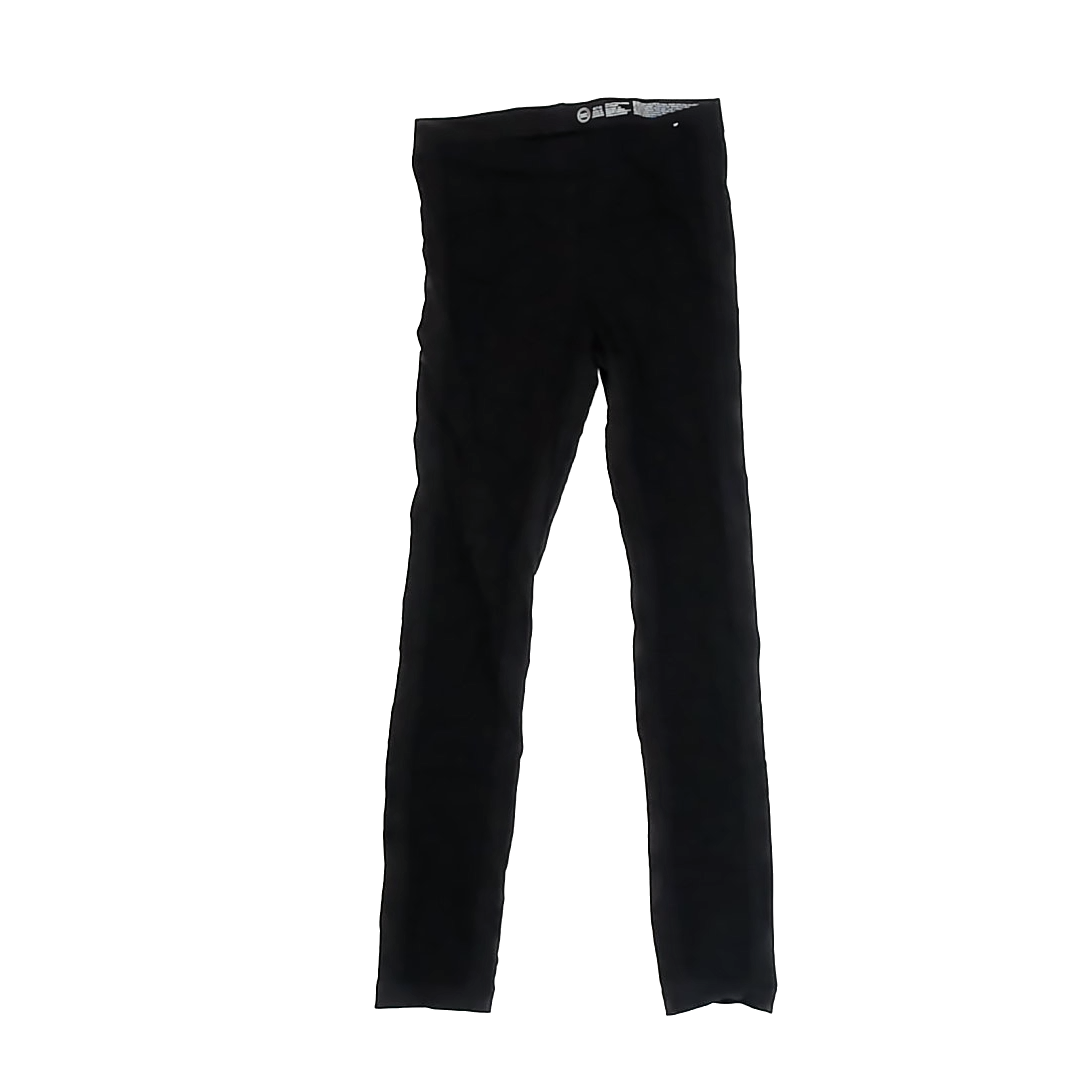 Wonder Nation Girls Black Leggings Size: 7-8 Years Black