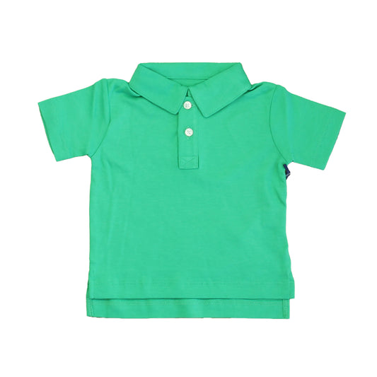 Classic Prep Boys Blarney Green Polo Shirt Size: 9-12 Months Blarney Green