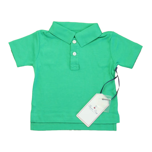 Classic Prep Boys Blarney Green Polo Shirt Size: 0-6 Months Blarney Green
