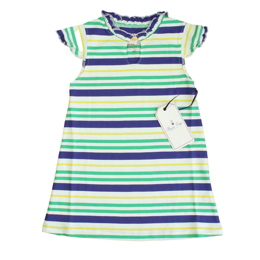 Classic Prep Girls Blarney Multistripe Dress Size: 2-5T