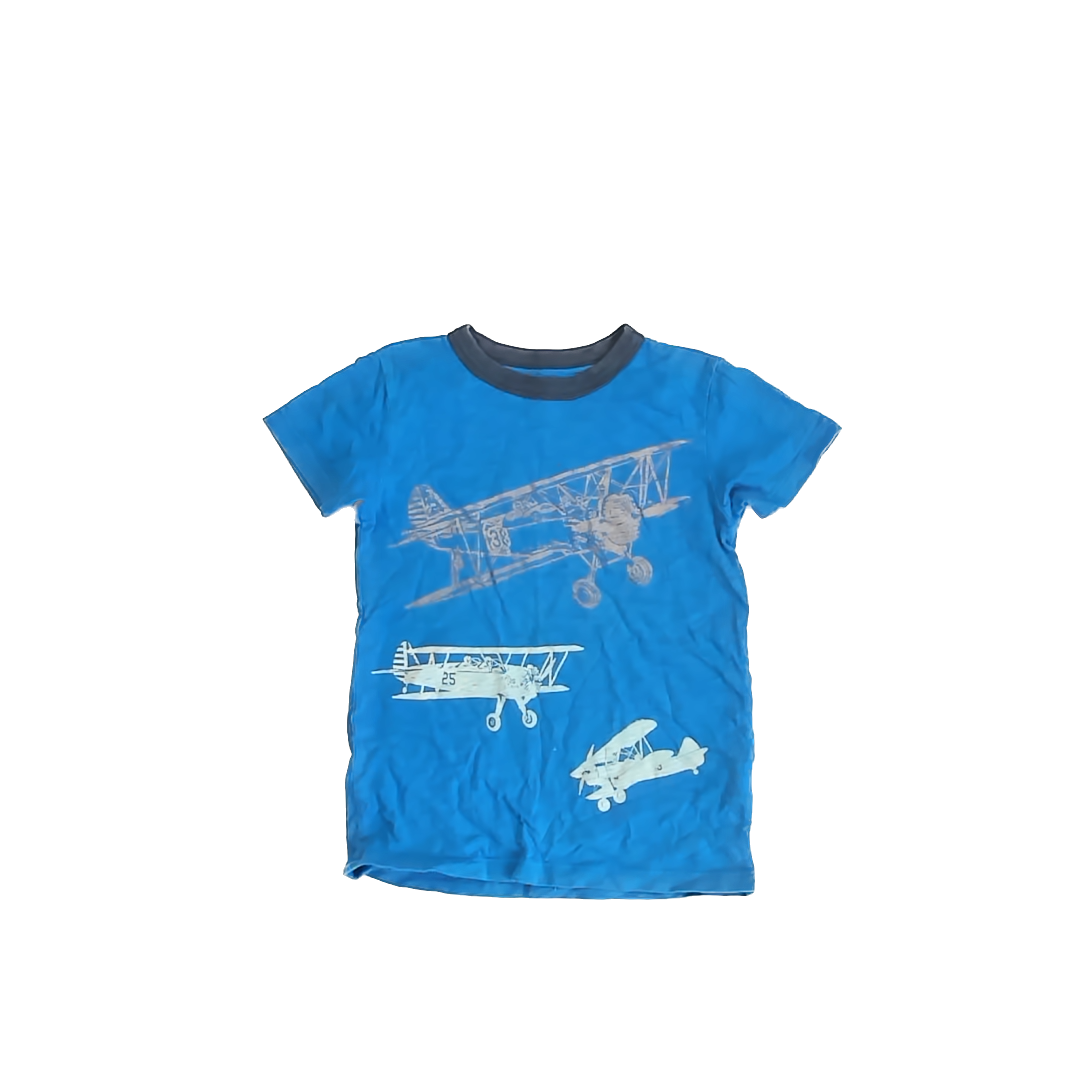 Crewcuts Boys Blue | Airplane T-Shirt Size: 4-5T Blue | Airplane