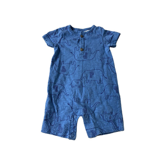 Carters Boys Blue | animals Romper Size: 6 months Blue | animals