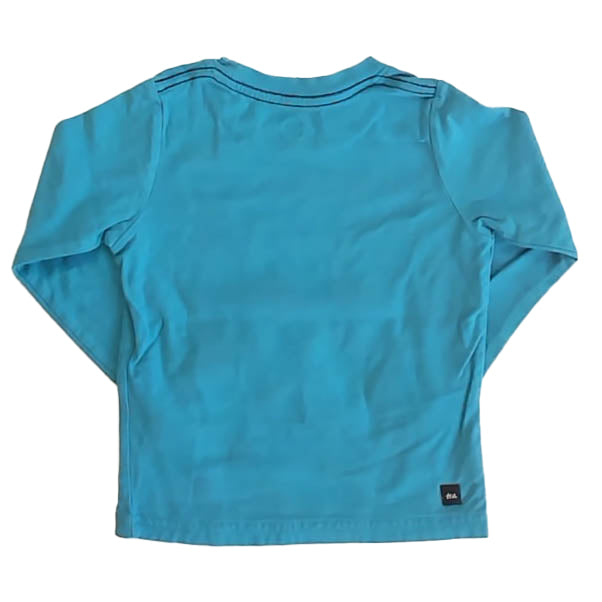 Tea Collection Boys Blue Bear Long Sleeve T-Shirt Size: 3T Blue Bear