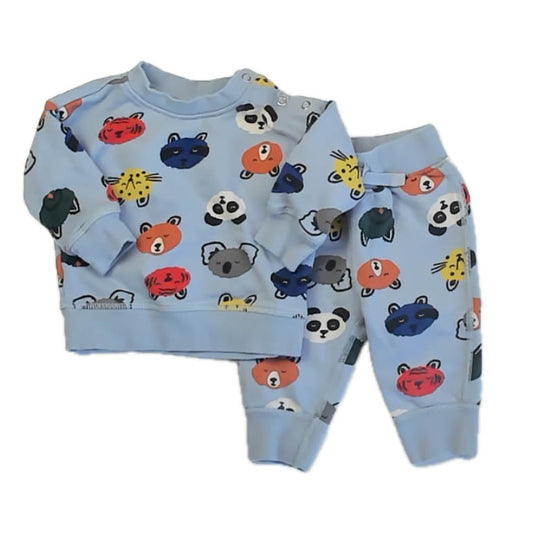 Hanna Andersson Boys Blue Bears Apparel Sets Size: 3-6 Months Blue Bears