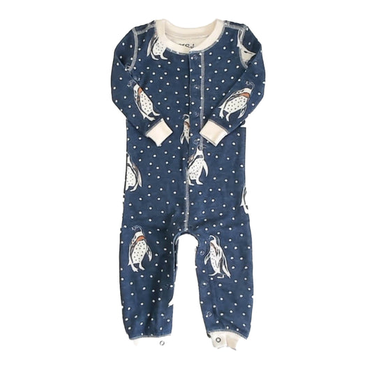 Pj Salvage Boys Blue Birds 1-piece Non-footed Pajamas Size: 6-12 Months Blue Birds