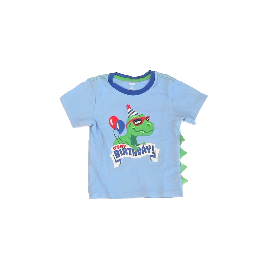 Gymboree Boys Blue "Birthday" T-Shirt Size: 3T Blue "Birthday"