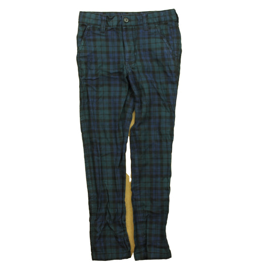 Tea Collection Boys Blue | Black Plaid Pants Size: 7 Years Blue | Black Plaid