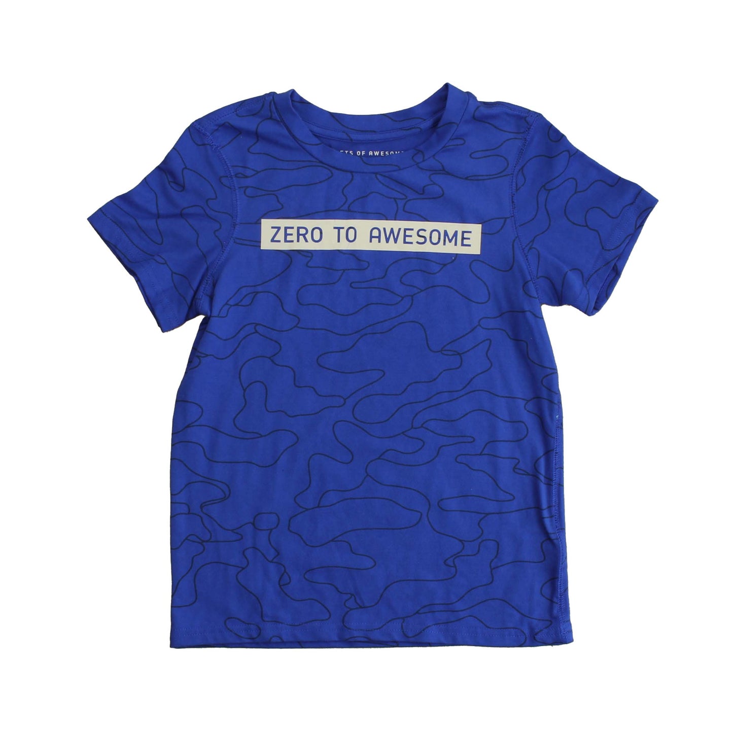 Rockets Of Awesome Boys Blue | Black | Silver T-Shirt Size: 4-5T Blue | Black | Silver