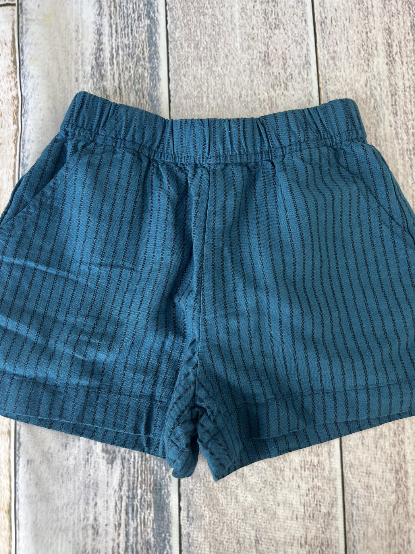 Open Edit Boys Blue | Black | Stripe Shorts Size: 3T Blue | Black | Stripe