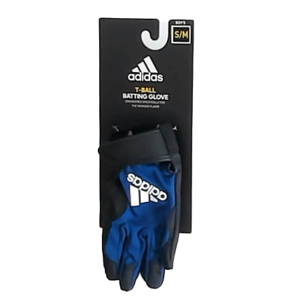 Adidas Boys Blue | Black Gloves Size: 4-5T Blue | Black
