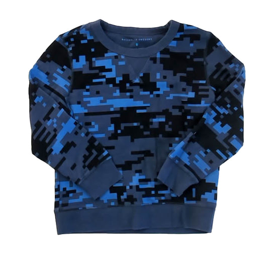 Rockets Of Awesome Boys Blue | Black Sweatshirt Size: 8 Years Blue | Black
