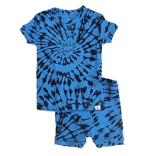 Gap Boys Blue | Black 2-piece Pajamas Size: 12-18 Months Blue | Black