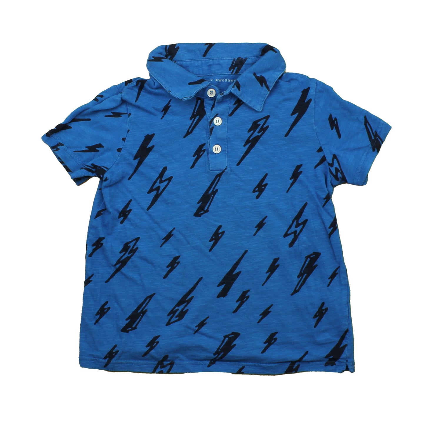 Rockets Of Awesome Boys Blue | Black Polo Shirt Size: 6 Years