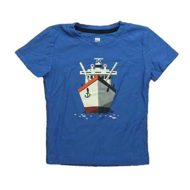 Tea Boys Blue | Boat T-Shirt Size: 3T