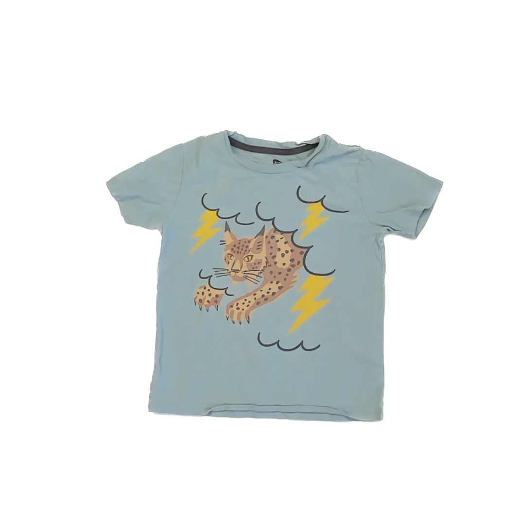 Tea Collection Boys Blue | Bobcat T-Shirt Size: 6 years Blue | Bobcat