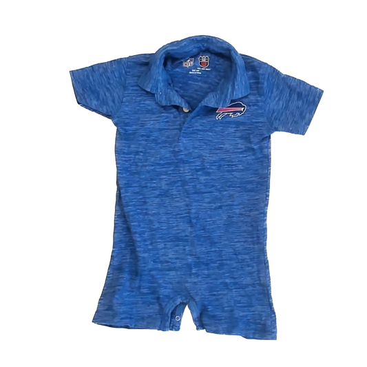 NFL Boys Blue Buffalo Bills Romper Size: 18 Months Blue Buffalo Bills