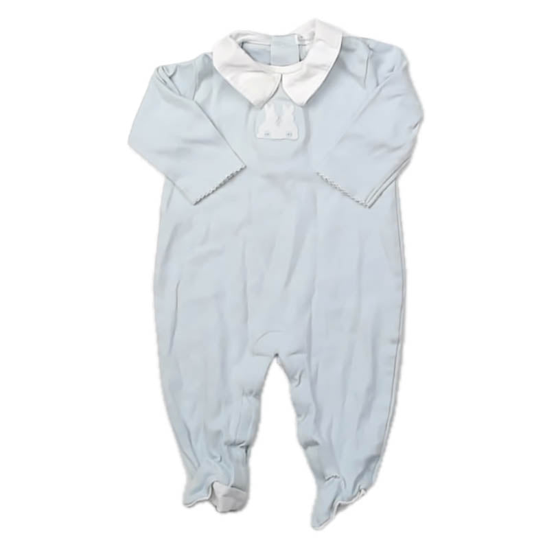 Kissy Kissy Boys Blue Bunnies Long Sleeve Outfit Size: 3-6 Months Blue Bunnies