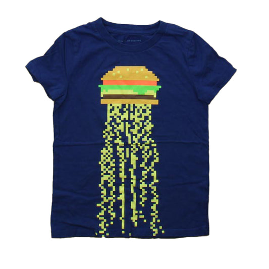 Rockets Of Awesome Boys Blue | Burger T-Shirt Size: 4-5T