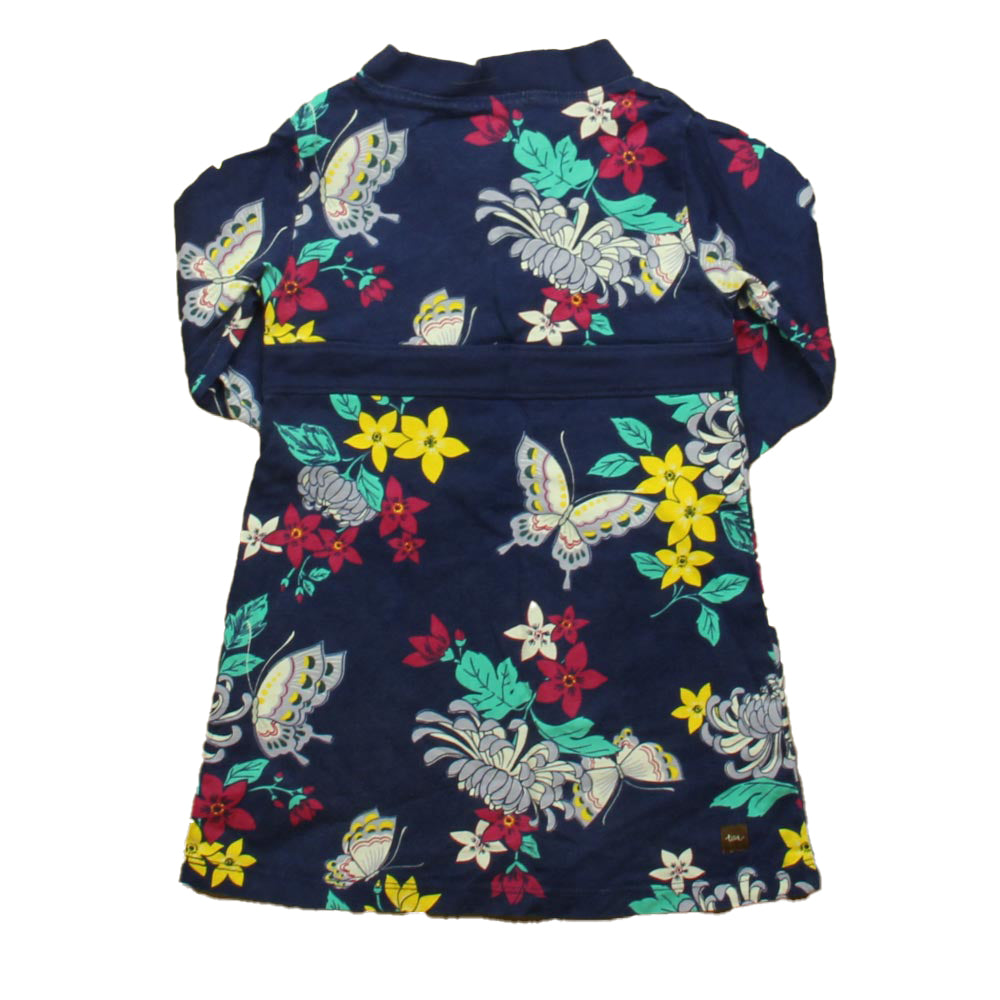 Tea Girls Blue Butterflies Dress Size: 2T Blue Butterflies