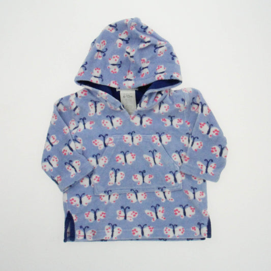 Pottery Barn Kids Girls Blue | Butterfly Hoodie Size: 6-12 Months Blue | Butterfly