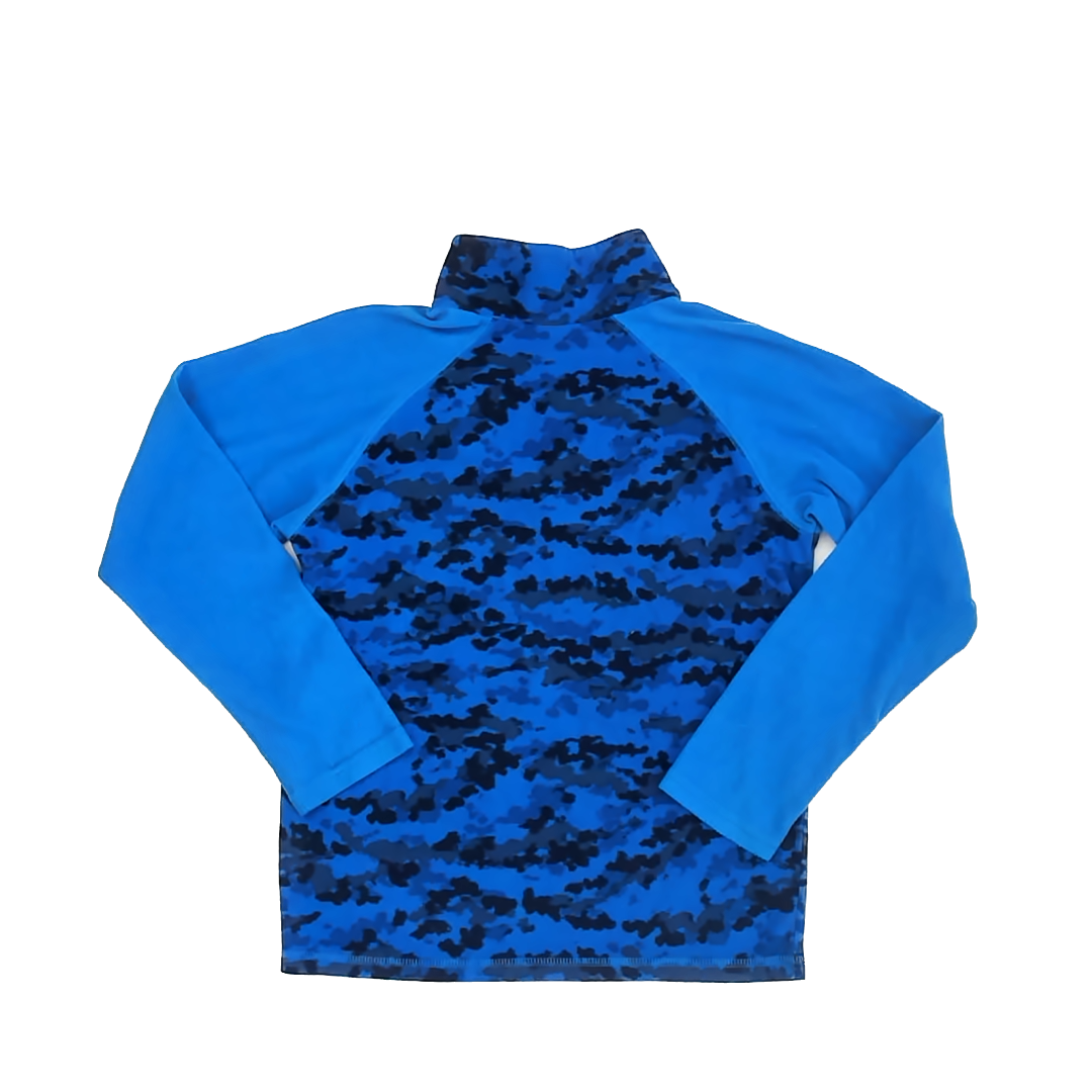 Columbia Boys Blue Camo Fleece Size: M (10-12 Years) Blue Camo