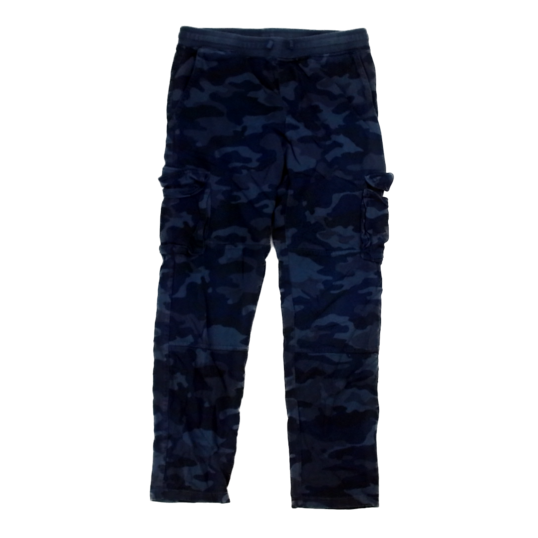 Rockets Of Awesome Boys Blue Camo Casual Pants Size: 12 Years Blue Camo